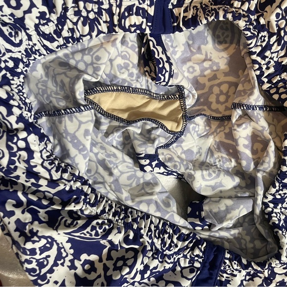 Swim 365 Navy and White 2 piece Tankini Set with Molded Soft Cups Size 22 - Picture 11 of 11